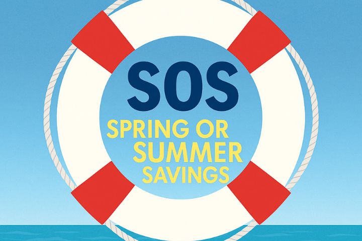 Image for SOS -- Save $500 on April, May and June weeks
